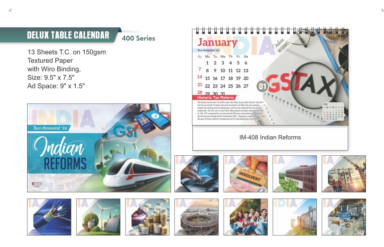 Ally Delux Table Calendars